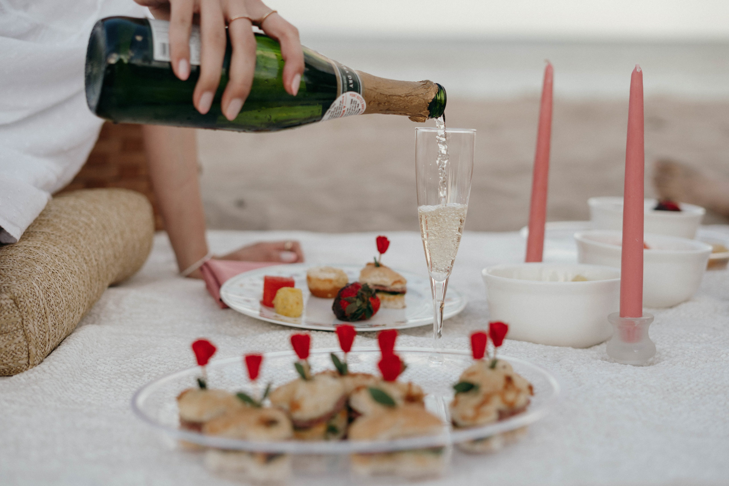 picnic on the beach